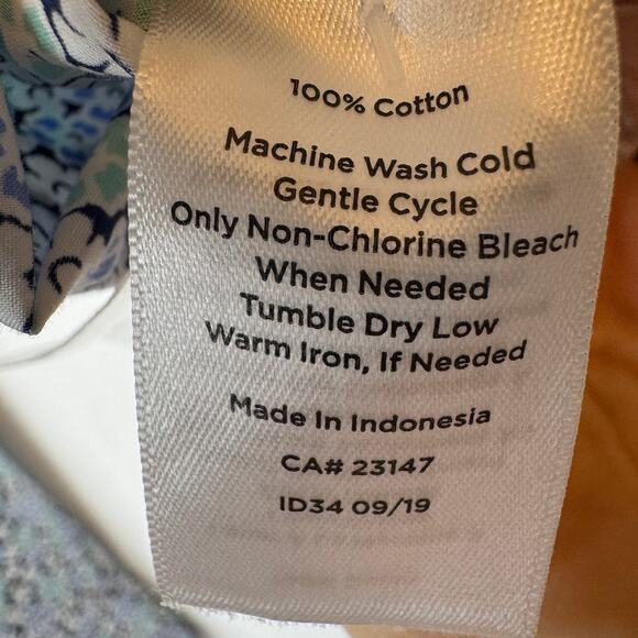 NWT Talbots Floral Button Down - Petite Medium - Picture 8 of 8